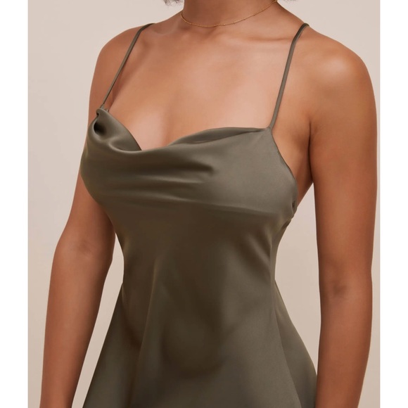 Astr Olive Green Dress - Picture 5 of 8